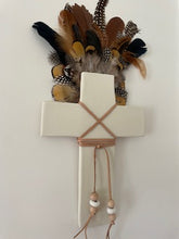 Load image into Gallery viewer, CRUCIFIX WALL DECOR-Boho Feather Cross