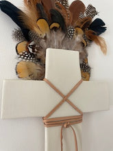 Load image into Gallery viewer, CRUCIFIX WALL DECOR-Boho Feather Cross