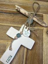Load image into Gallery viewer, FAITH CROSS WITH DRIFTWOOD
