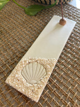 Load image into Gallery viewer, INCENSE BURNER-with shells + beechwood bead
