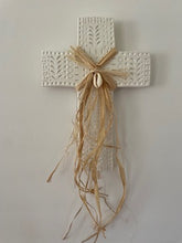 Load image into Gallery viewer, CRUCIFIX WALL DECOR-Boho White Engraved Cross
